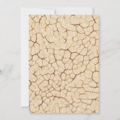 Invitation d'anniversaire de Dinosaur (Dos)