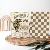 Invitation d'anniversaire de dinosaure