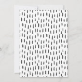 Invitation d'anniversaire de dinosaure Deux fêtes  (Dos)