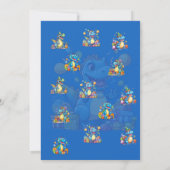 Invitation d'anniversaire de dinosaure - Fête pers (Dos)