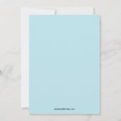 Invitation d'anniversaire de dinosaures (Dos)