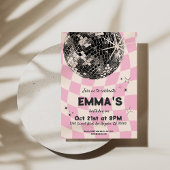 Invitation d'anniversaire de Disco