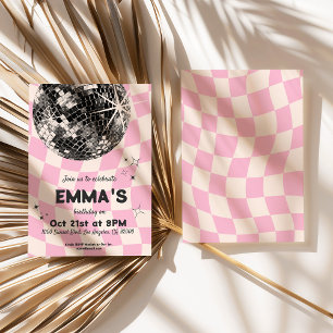 Invitation d'anniversaire de Disco