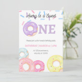 Invitation d'anniversaire de Donut (Debout devant)