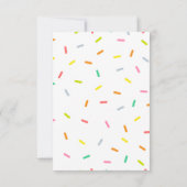 Invitation d'anniversaire de Donut (Dos)