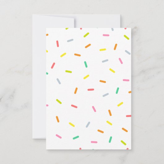 Invitation d'anniversaire de Donut (Dos)