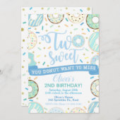 Invitation d'anniversaire de Donut Deux soirées do (Devant / Derrière)