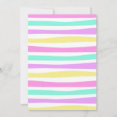 Invitation d'anniversaire de Donut, Donut (Dos)