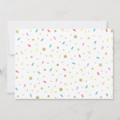 Invitation d'anniversaire de Donut quatre-jamais d (Dos)