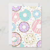 Invitation d'anniversaire de Donut, Six est une in (Dos)