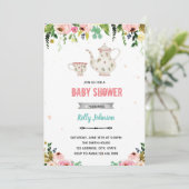 Invitation d'anniversaire de douche de brassage de (Debout devant)