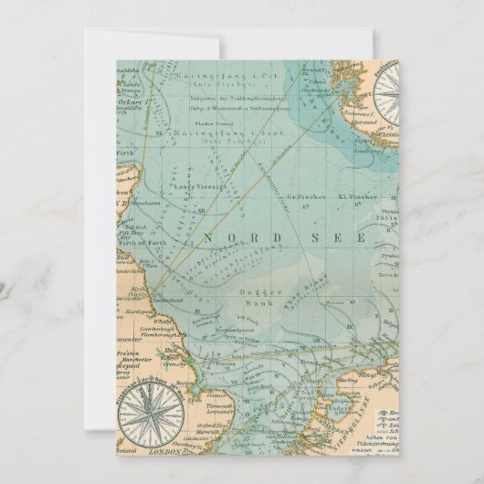 Invitation d'anniversaire de douche de voyage (Dos)