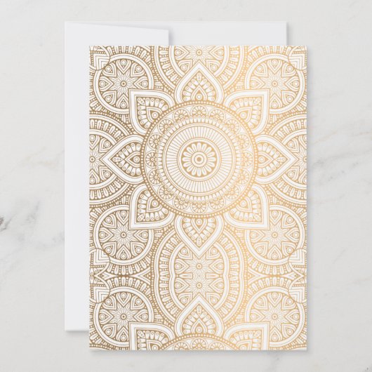 Invitation d'anniversaire de douche d'éléphant ind (Dos)