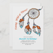 Invitation d'anniversaire de Dreamcatcher (Devant / Derrière)