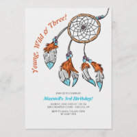Invitation d'anniversaire de Dreamcatcher