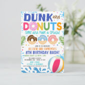Invitation d'anniversaire de Dunk et Donuts (Debout devant)