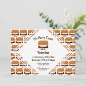 Invitation d'Anniversaire de enfant de dessin Moti (Debout devant)