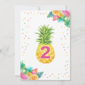 Invitation d'anniversaire de enfant de Twotti (Dos)