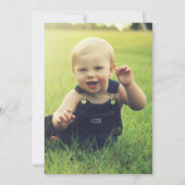 Invitation d'anniversaire de enfant Froggy (Dos)