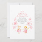 Invitation d'anniversaire de fée magique (Devant)