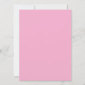 Invitation d'anniversaire de fée pour filles (Dos)