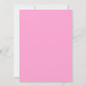 Invitation d'anniversaire de fée pour filles (Dos)