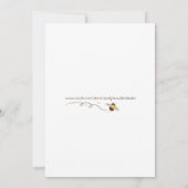 Invitation d'anniversaire de fées blondes (Dos)