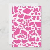 Invitation d'anniversaire de ferme (Dos)