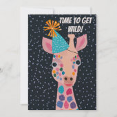 Invitation d'anniversaire de fête (Devant)