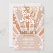 Invitation d'anniversaire de fête (Devant)