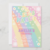 Invitation d'anniversaire de fête (Devant)