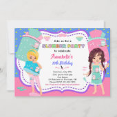 Invitation d'anniversaire de fête de Stwood Sleepo (Devant)