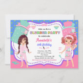 Invitation d'anniversaire de fête de Stwood Sleepo (Devant)