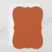 Invitation d'anniversaire de feuille et de (Dos)