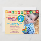 INVITATION D'ANNIVERSAIRE DE FIESTA (Devant)