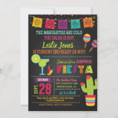 Invitation d'anniversaire de fiesta (Devant)