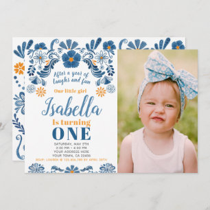 Invitation d'anniversaire de fiesta avec votre