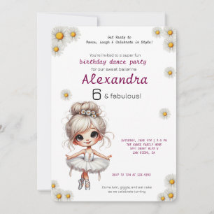 Invitation d'anniversaire de fille bizarre