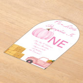 Invitation d'anniversaire de fille citrouille (Poser)