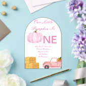 Invitation d'anniversaire de fille citrouille (Insitu (Mariage))