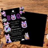Invitation d'anniversaire de fille Halloween Paste