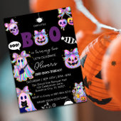 Invitation d'anniversaire de fille Halloween Paste