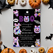 Invitation d'anniversaire de fille Halloween Paste
