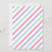 Invitation d'anniversaire de fille meneuse de claq (Dos)