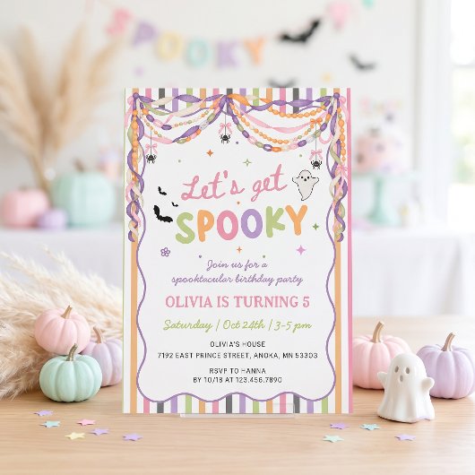 Invitation d'anniversaire de fille pour s'amuser e