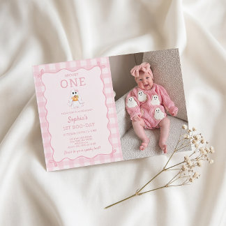 Invitation d'anniversaire de fille pour son 1er jo