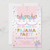 Invitation d'anniversaire de fille pour une soirée (Devant)