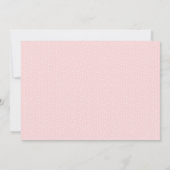 Invitation d'anniversaire de filles d'éléphant (Dos)