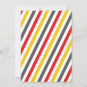 Invitation d'anniversaire de Firetruck, (Dos)