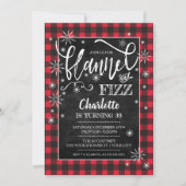 Invitation d'anniversaire de Flannel et Fizz (Devant)